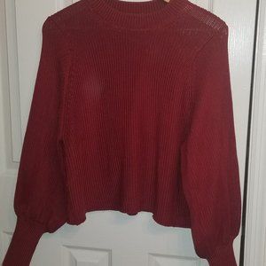 Prologue Knit Red Sweater - Drapes Well! Size M